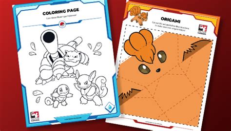 Pokémon Activity Sheets for Kids—Puzzles, Mazes, Coloring Pages…